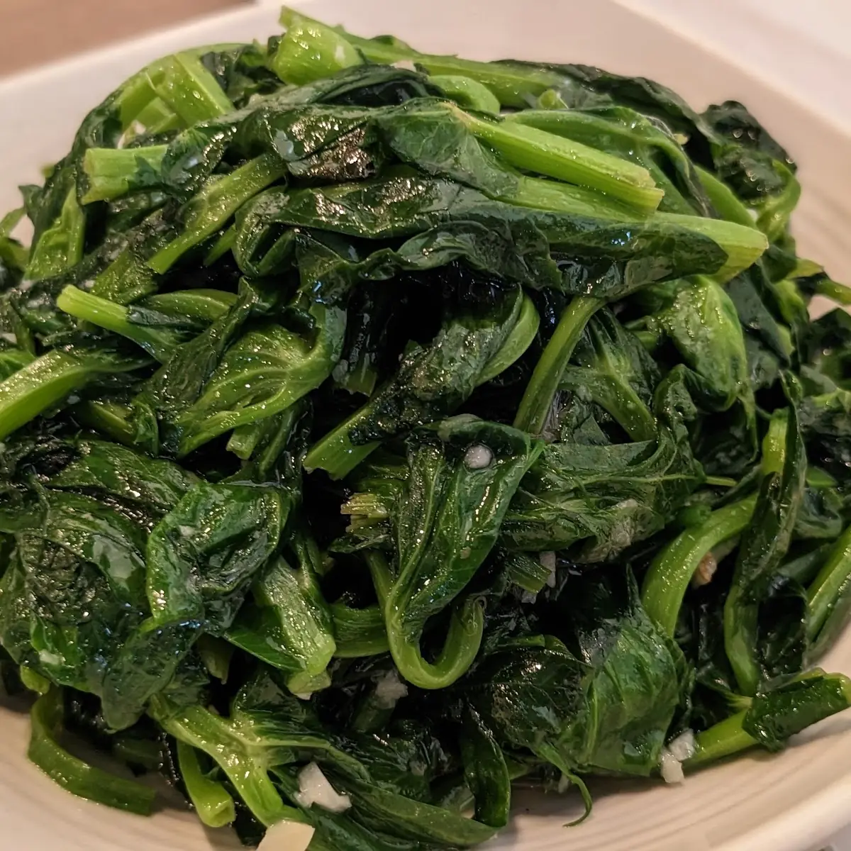 stir-fried choy sum with garlic 蒜炒菜心